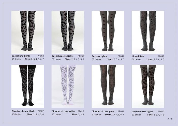 Virivee Virivee-printed Tights 2018-2  Printed Tights 2018 | Pantyhose Library