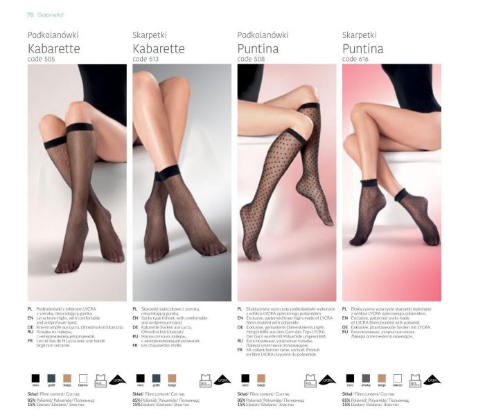 Gabriella Gabriella-classic Legwear Catalog 2022-40  Classic Legwear Catalog 2022 | Pantyhose Library