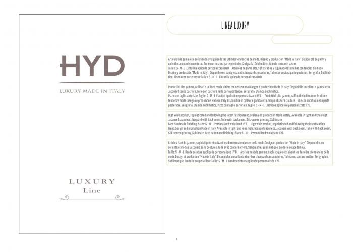Hyd Hyd-catalogo General Lookbook 2020-3  Catalogo General Lookbook 2020 | Pantyhose Library