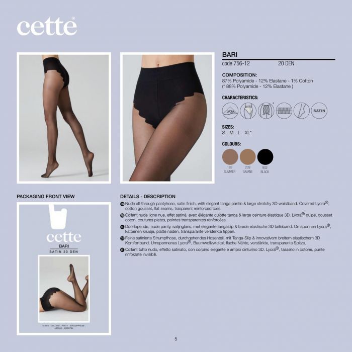 Cette Cette-catalogo Cette 2022 2023-5  Catalogo Cette 2022 2023 | Pantyhose Library