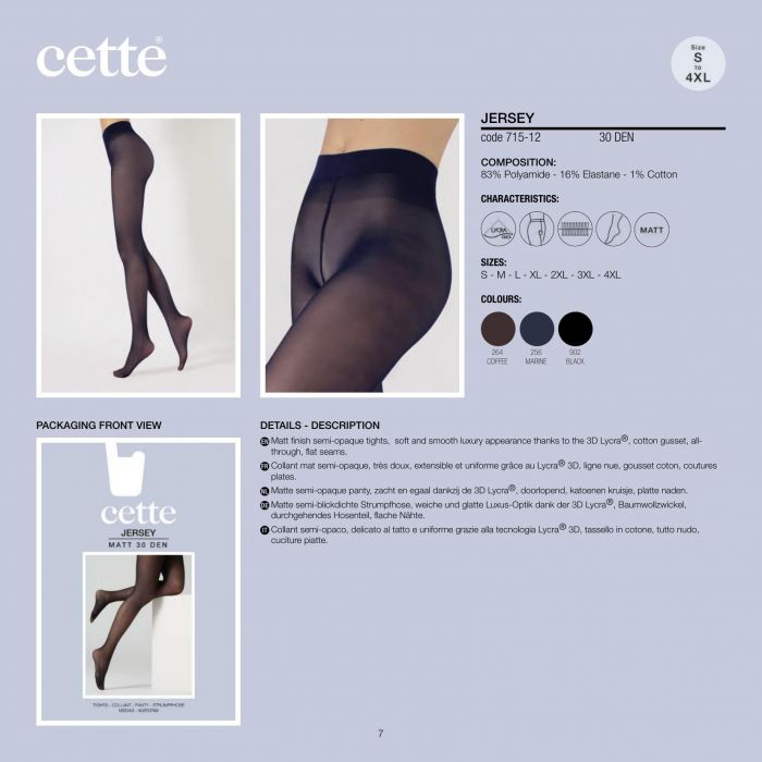Cette Cette-catalogo Cette 2022 2023-7  Catalogo Cette 2022 2023 | Pantyhose Library