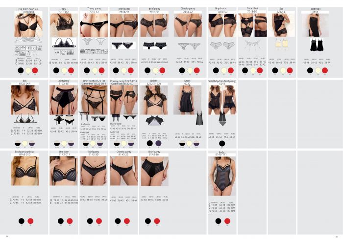 Anabel Arto Anabel Arto-red Black Lingerie-42  Red Black Lingerie | Pantyhose Library