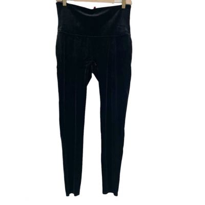 SPANX Size 1X Velvet Black Pants Jeggings Leggings