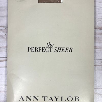 Ann Taylor The Perfect Sheer Small Natural Pantyhose Stockings New NOS