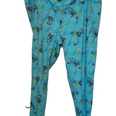Lilo and Stitch Leggings 2x Workout Fitness Stretch Exercise Walking XXL