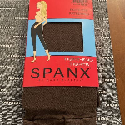 New Spanx  Cafe (Brown) Tight End Tights Size A Patterned Body Shaping