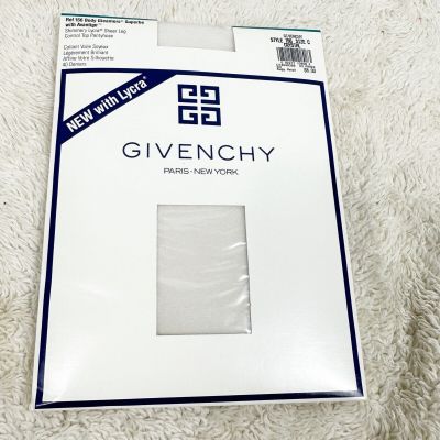 Givenchy Body Gleamers Pantyhose Shimmery Crystal Sheer Control Top Size C