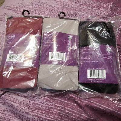 Ladies Opague Stockings Queen Size (3 Pairs)