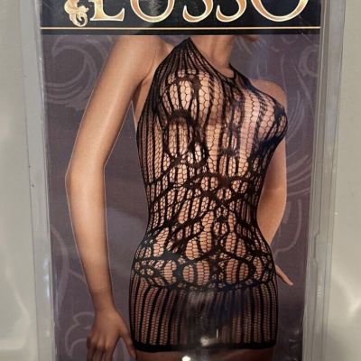 New Stockings - Black MAYBELLE Body Stocking by Lusso FREE SHIPPING