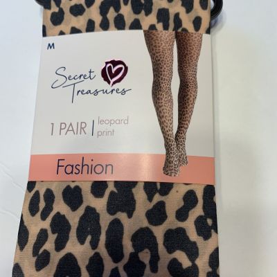 NiP Secret Treasures Women’s Leopard Print Tights Sizes M