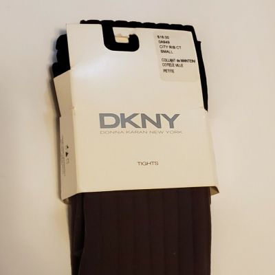 New DKNY Brown Croco Tights Size Small 0129