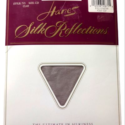 Hanes™ Silk Reflections Non-Control Top Silky Sheer Pantyhose #715 CD Clay