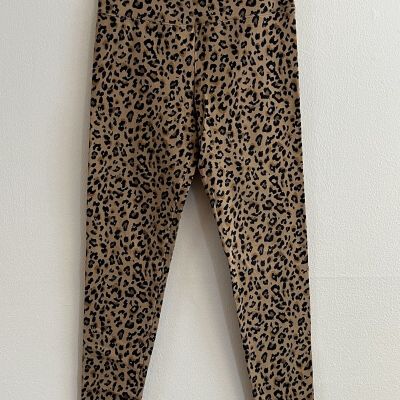 J. Crew Leggings Cheetah Animal Print Size S Cotton/Spandex 25x25 Style #AW604