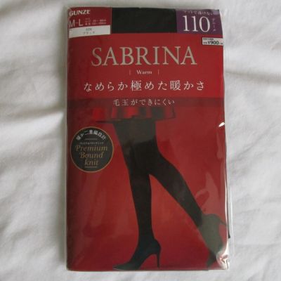 SABRINA GUNZE 110D Warm Tights M-L(Premium Bound Knit) - LOWEST PRICE
