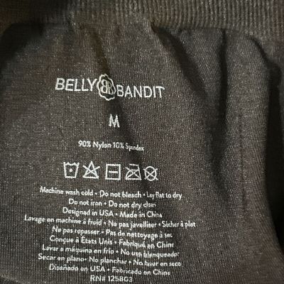 Belly Bandit Maternity Leggings Over The Belly Bump Support Size M Medium Black