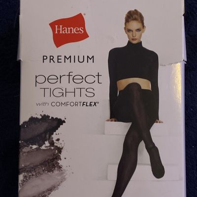 Hanes Premium Women's Opaque Perfect Tights Comfort Flex Size X-Large XL