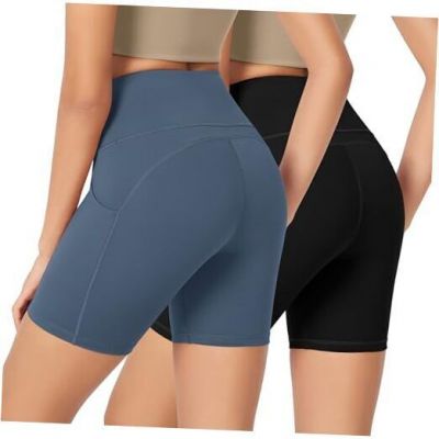 ODLEX 2-Pack High Waist Workout Shorts with X-Small 6