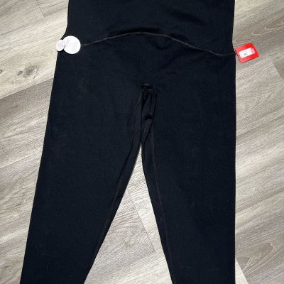 NWT Women's Spanx Active 7/8 Black Legging Booty Boost Collection ~ Size 3X
