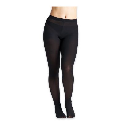 On The Go Black Footed Tights Size Small NWT 90-135lbs