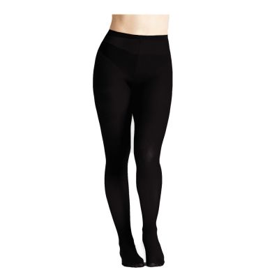 On the Go Control Top Footed Tights JET BLACK/BLACK