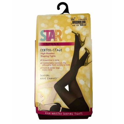 Star Power Spanx Shaping Tights Center Stage Size F Java Brown Hi Waist