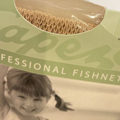 Capezio Girls Professional Fishnet Seamless Tight - 3000C L/XL Chestnut