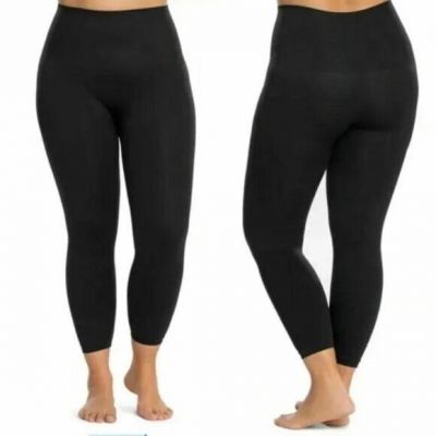 Spanx Look At Me Now Black Seamless Pull On Leggings Women's Size 1X
