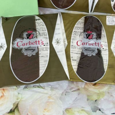 Corbett’s Vintage Pantyhose Nylon Hosiery LOT Small Cantrece Seemless MILADY