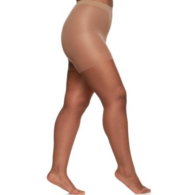 Berkshire Women's Plus Size Ultra Sheer Control Top Pantyhose, Q/Petite 4411