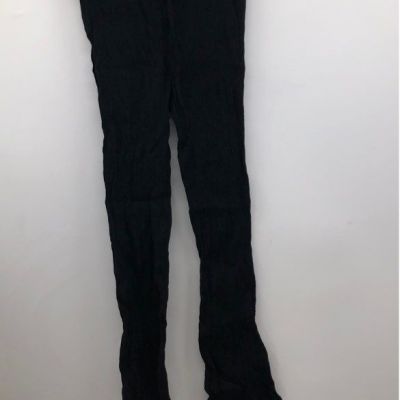 Zara BLack Ruffled Fitted Flared Bottom Leggings - Size XS