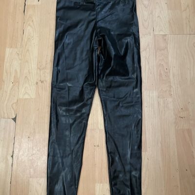 BLACKMILK wet Look Faux Leather Leggings Size M Women Casual High Waist V1