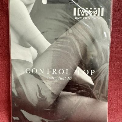Wolford NWT Black Individual 10 Control Top Tights Size S