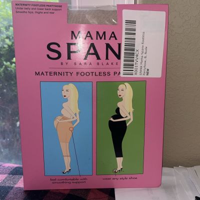 Spanx Mama Maternity Footless Pantyhose Nude Size B