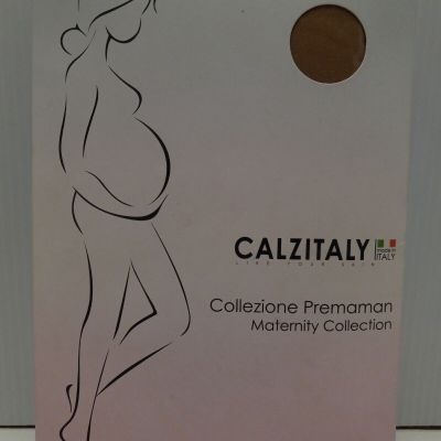 Calzitaly Maternity Pantyhose Pregnancy Tights XL 20 Den Transparent Naturale