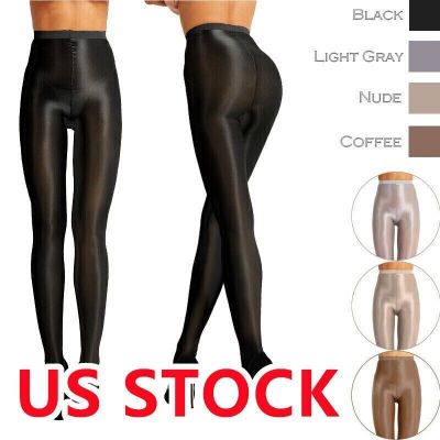 US Women's Sexys Shimmery Silk Stretch 70D Thickness Footed Pantyhose Stockings