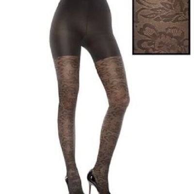 New ASSETS Red Hot Label by SPANX : Floral Textured Shaping Tights Style # 1101