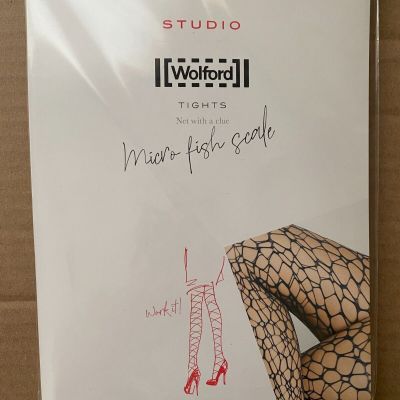 Wolford Micro Fish Scale Tights (Brand New)