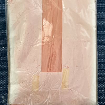 Vintage Excell Ultra Sheer Pantyhose Queen Size Peach NOS Plus Size