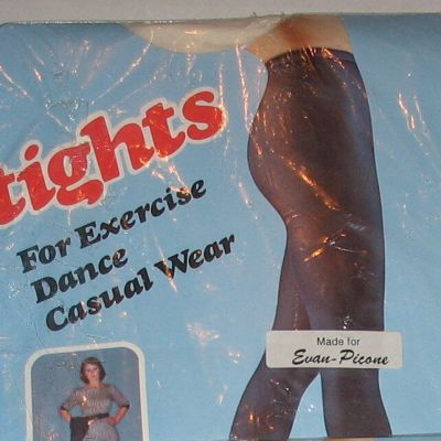 NEW -  IVORY - TIGHTS FOR EXERCISE, DANCE, CASUAL WEAR - MADE IN U.S.A. -  S/M