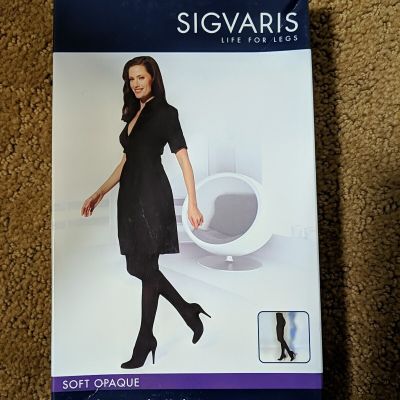 Sigvaris 841P Soft Opaque 15-20 Mmhg Closed Toe Pantyhose