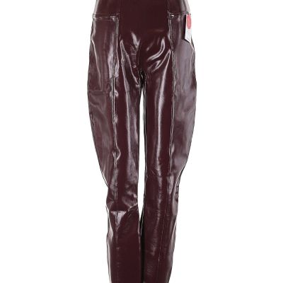 New Spanx 20301R Faux Patent Leather Leggings $128 M Leggings Shiny Ruby