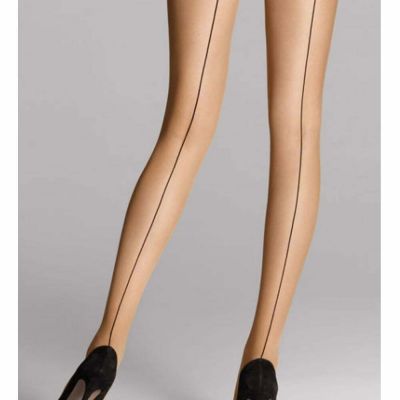 Wolford Individual 10 Back Seam Tights (Brand New)