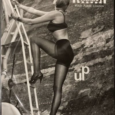 Helmut Newton Photo Wolford push-up Tights Color Nearly Black   Large 18071 - 20