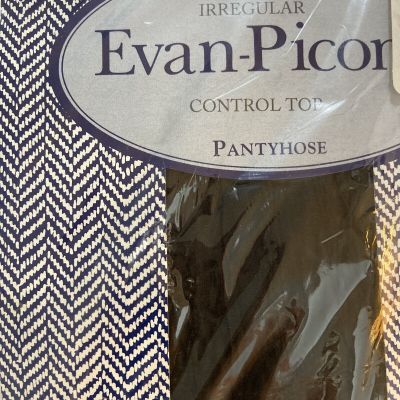 Evan-Picone Women Pantyhose Ultra Sheer Nylon Long Off Black Irregular Control T