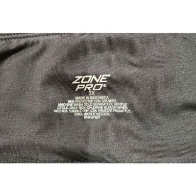 Zone Pro Plus Size 3X Black Leggings