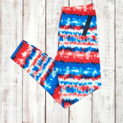 Women’s Leggings Depot Red White Blue Plus Size 3X-5X NWT Extra Stretchy Soft