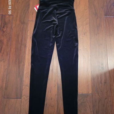 NWT Spanx Velvet Leggings in Black, Style 2070, Women's Size Medium