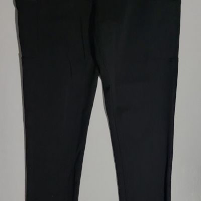Carhartt Fitted Leggings Womens (Size Medium 8-10) Black Jogger Pants
