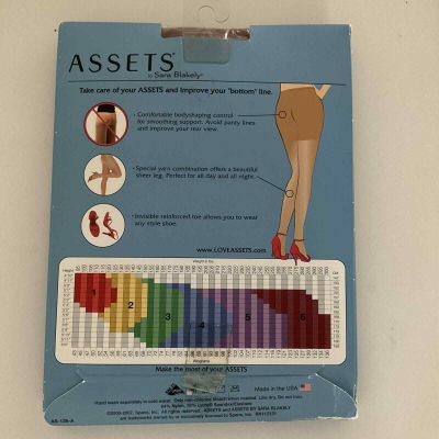 Assets by Sara Blakely Perfect Pantyhose Body Shaping Nude Size 3
