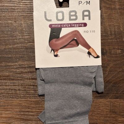 Loba Lupo Meia-Calça Women's Leggings Gray Size Medium New